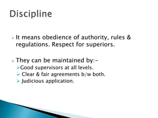 Fayol’sAdministrative Management : 