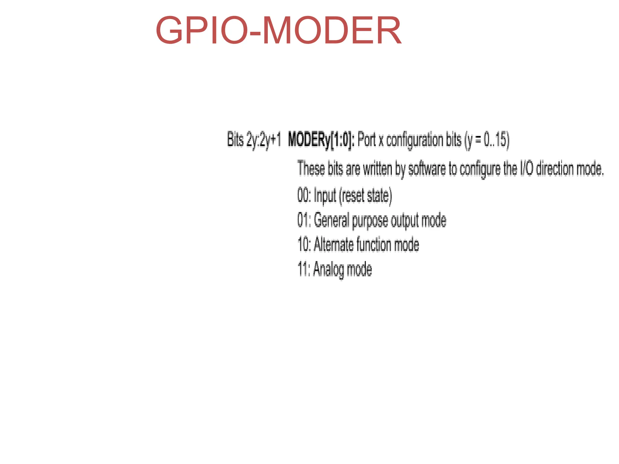 GPIO-MODER
 