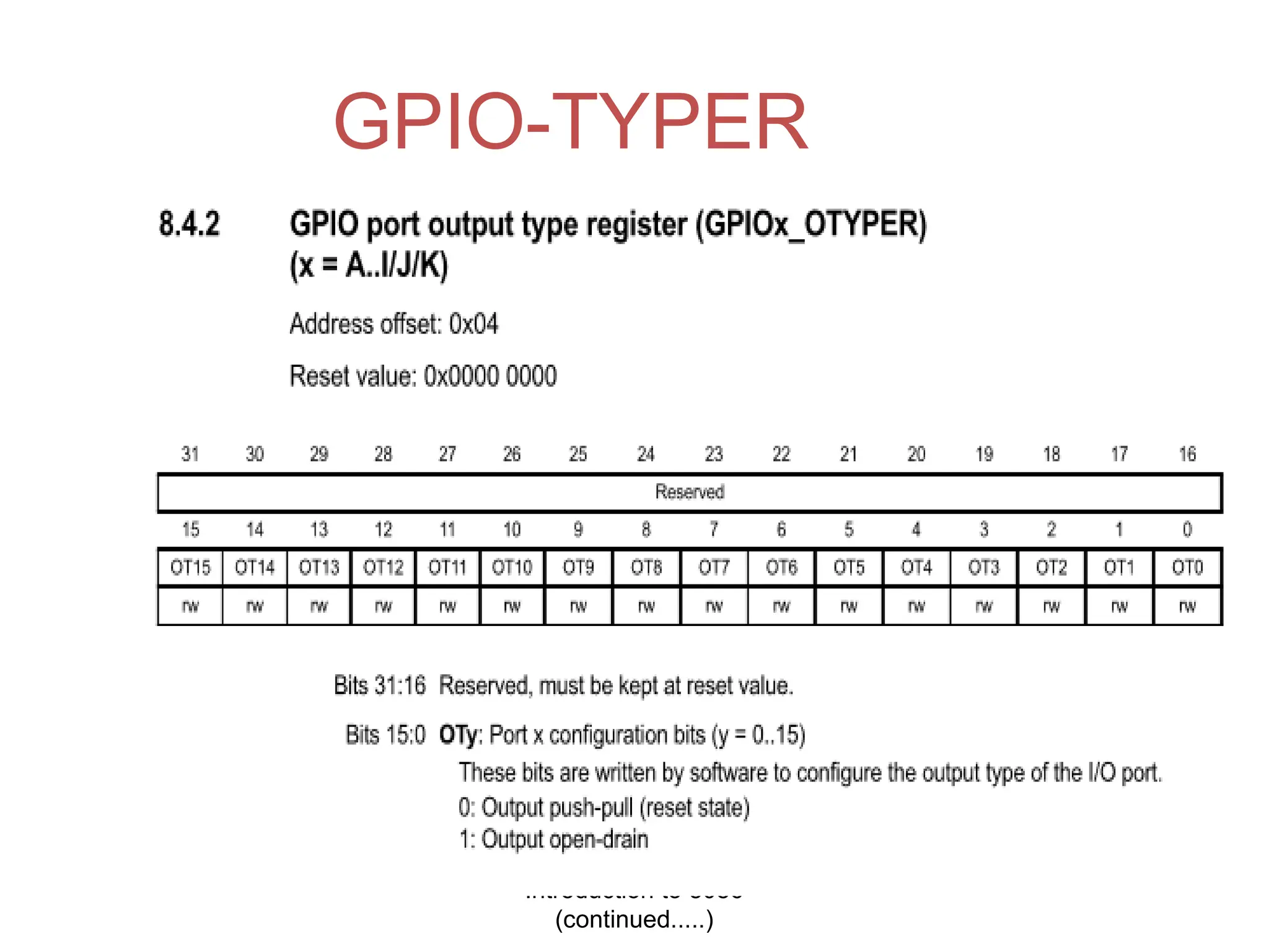 Introduction to 8086
(continued.....)
GPIO-TYPER
 