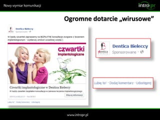 Ogromne dotarcie „wirusowe”
 