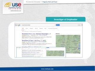 Investigar al Empleador 
 