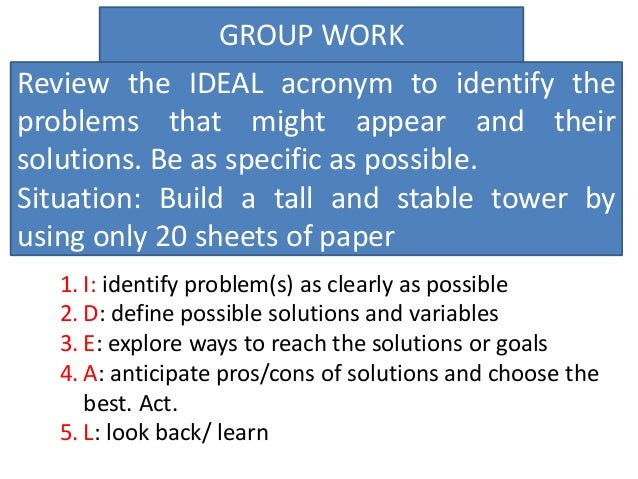 Group Problem Solving Strategies 74