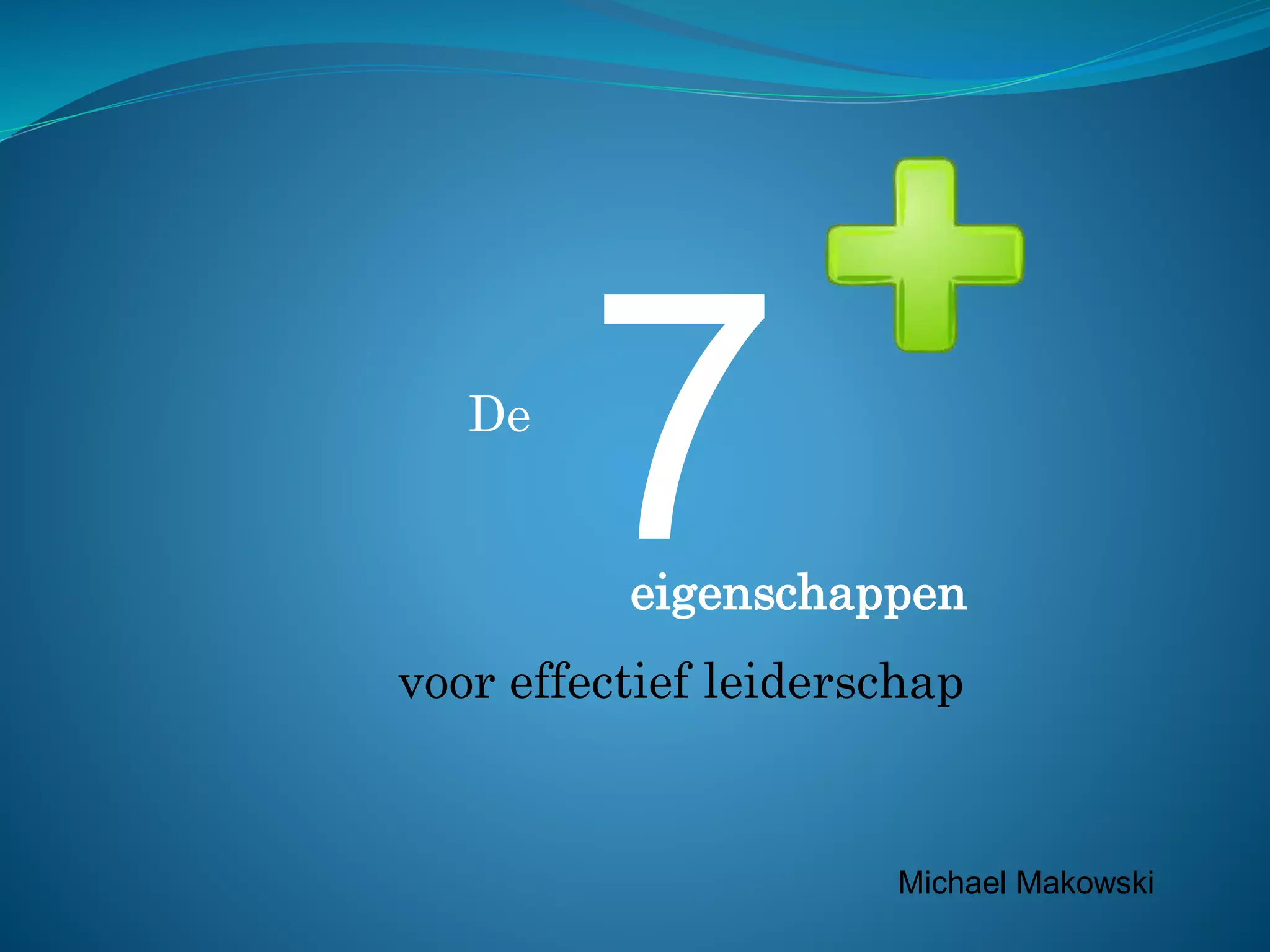 Intro presentatie leiderschap 1 mer | PPT