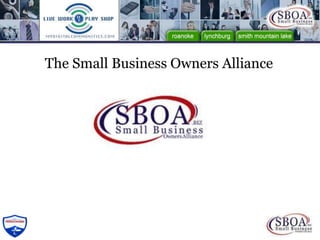 The Small Business Owners Alliance 