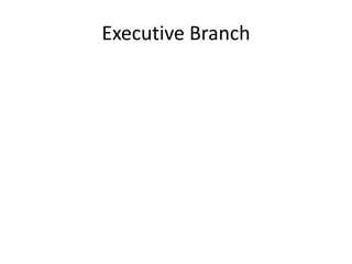 Executive Branch
 