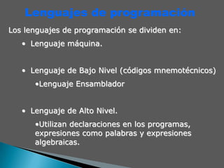 2a Gen: Los lenguajes simbólicos, simplifican la escritura de las instrucciones y las hacen más legibles.