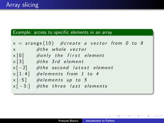 Introduction to Python and Matplotlib | PDF