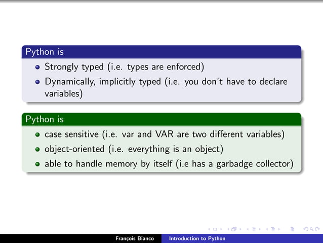 Introduction to Python and Matplotlib | PPT