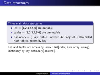 Introduction to Python and Matplotlib | PPT