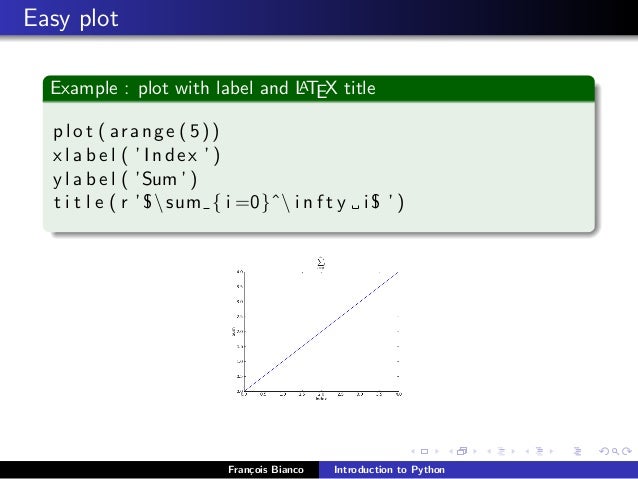 Introduction to Python and Matplotlib