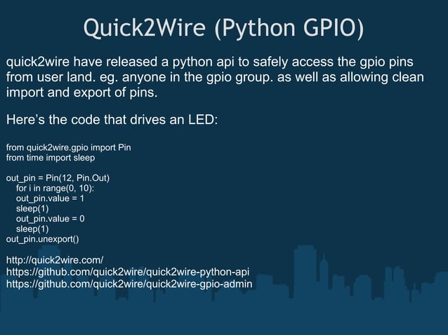 Introduction to Raspberry Pi and GPIO | PPT