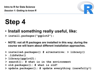 Introduction to R for Data Science :: Session 1 | PDF