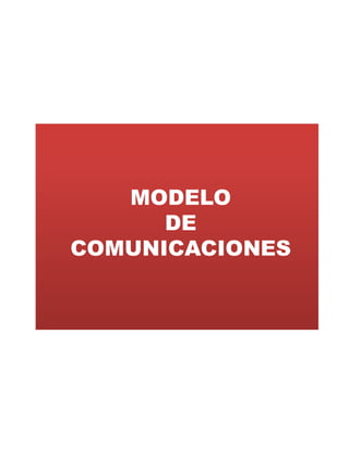 Modelo de Comunicaciones