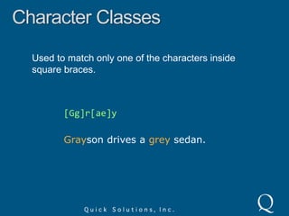 Non-Printable CharactersSome literal characters can be escaped to represent non-printable characters.\t – tab\r – carriage return\n – line feed\a – bell\e – escape\f – form feed\v – vertical tab