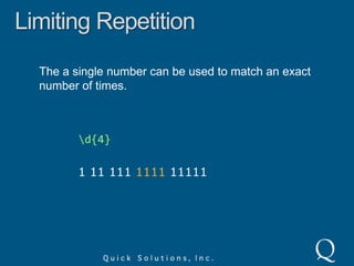 GreedinessGreediness means that the engine will always try to match as much as possible.an\S+A robot and an android fight. The ninja wins.