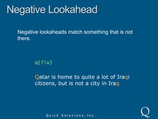 Limiting RepetitionThe second number can be omitted to mean infinite.Essentially {0,} is the same as * and {1,} same as +.\d{2,}1 11111111111111
