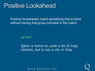 Limiting RepetitionThe a single number can be used to match an exact number of times.\d{4}1 11 111 1111 11111