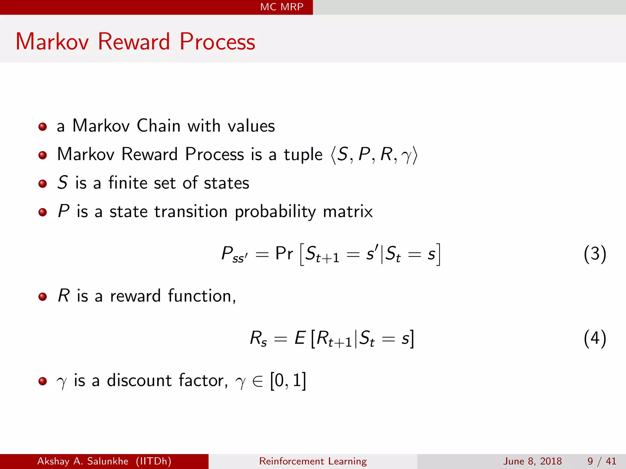 Introduction to reinforcement learning | PDF | Physics | Science