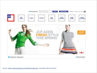 Source: http://www.jcpenney.com/dotcom/index.jsp (consulté le 28 avril 2013)
 