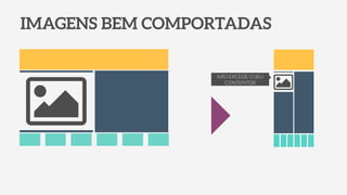 IMAGENS BEM COMPORTADAS
NÃO EXCEDE O SEU
CONTENTOR
 