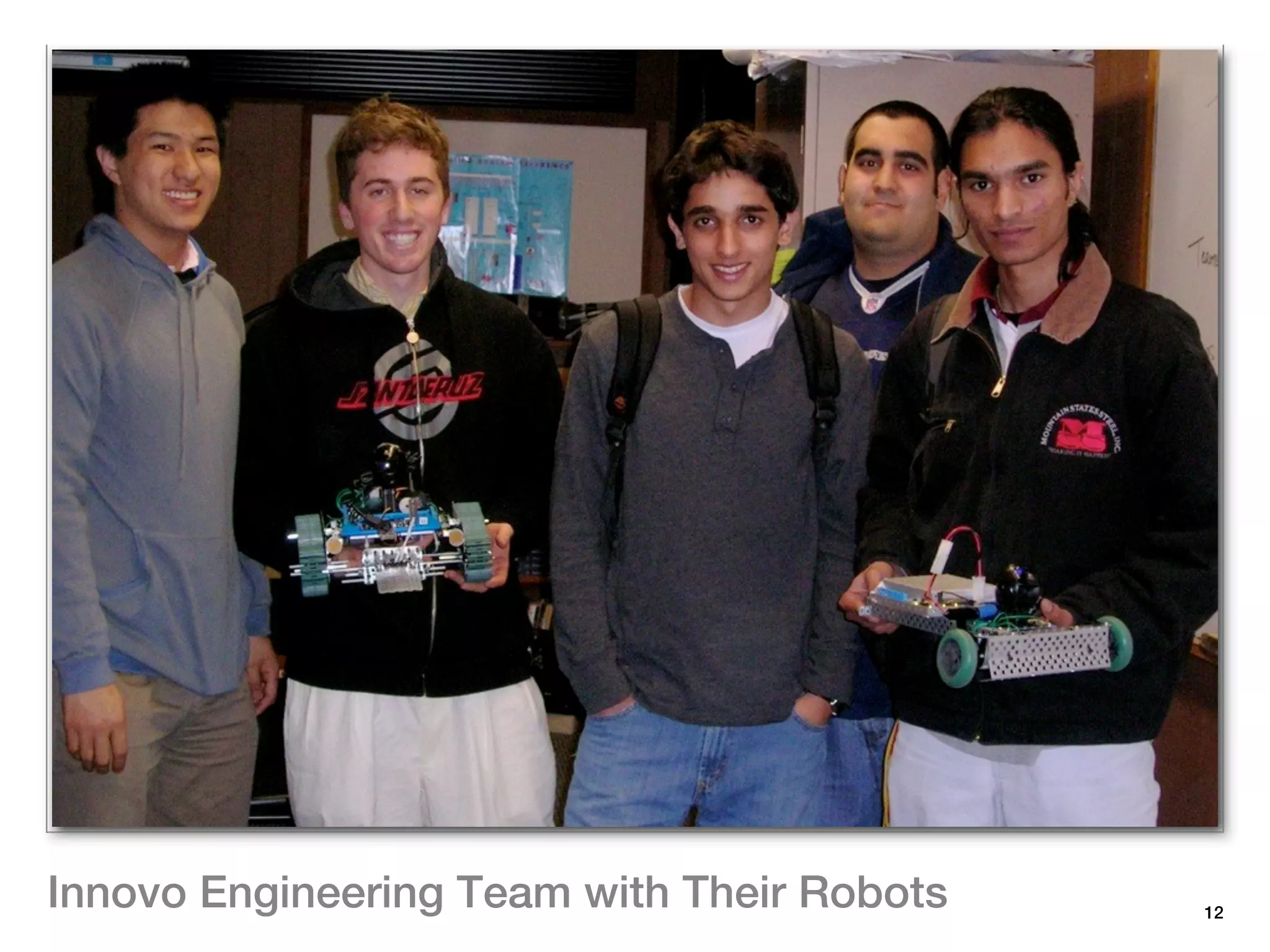 Innovo Engineering Team with Their Robots   12
 
