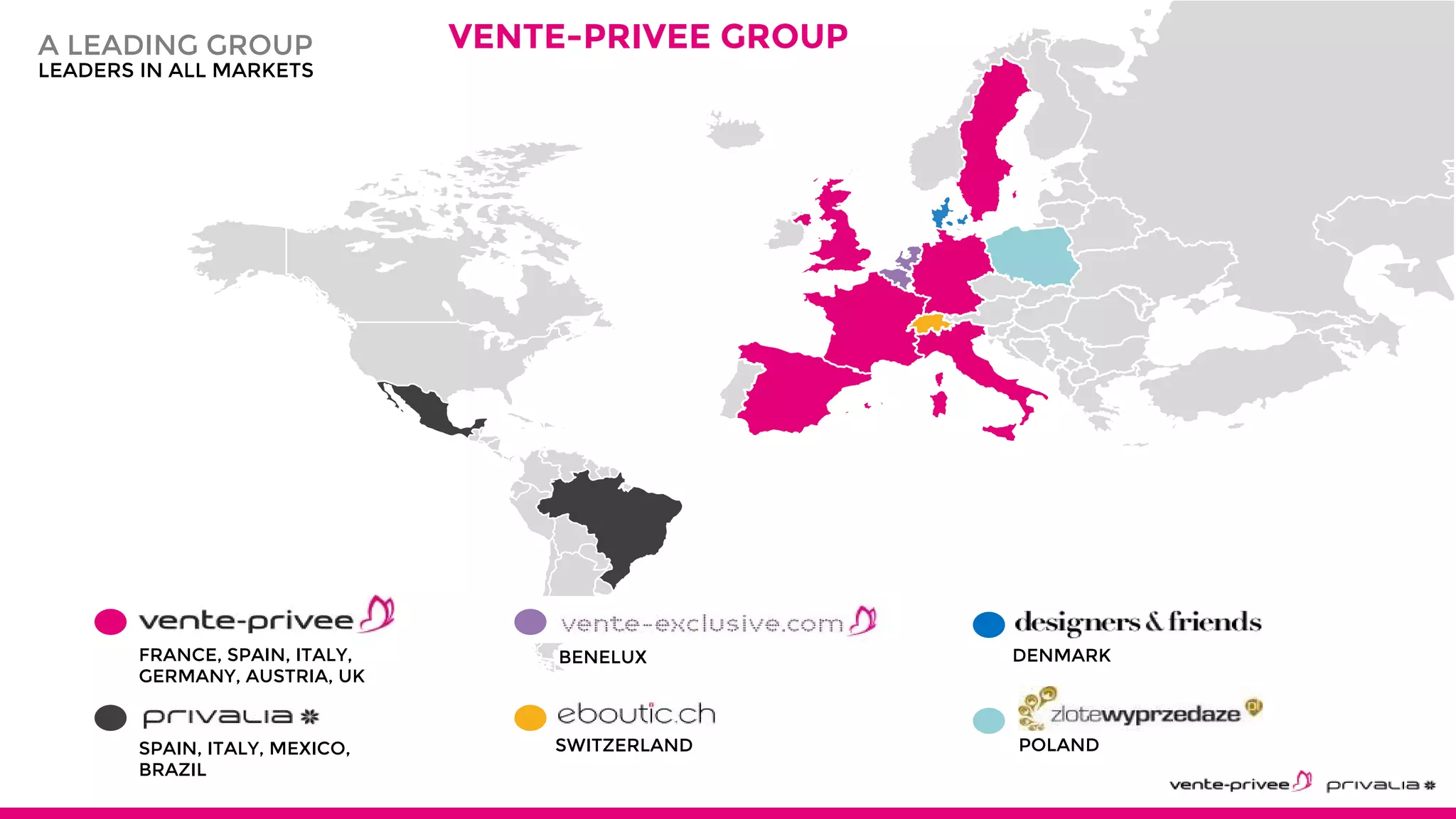 5A LEADING GROUP
LEADERS IN ALL MARKETS
POLAND
FRANCE, SPAIN, ITALY,
GERMANY, AUSTRIA, UK
SPAIN, ITALY, MEXICO,
BRAZIL
BENELUX
SWITZERLAND
DENMARK
VENTE-PRIVEE GROUP
 