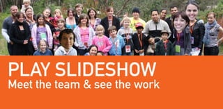 PLAY SLIDESHOW
Meet the team & see the work
 