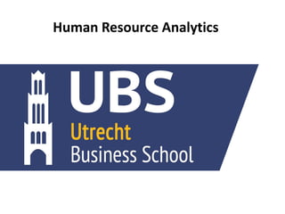 Human Resource Analytics
 