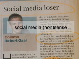 socialmedia (non)sense 