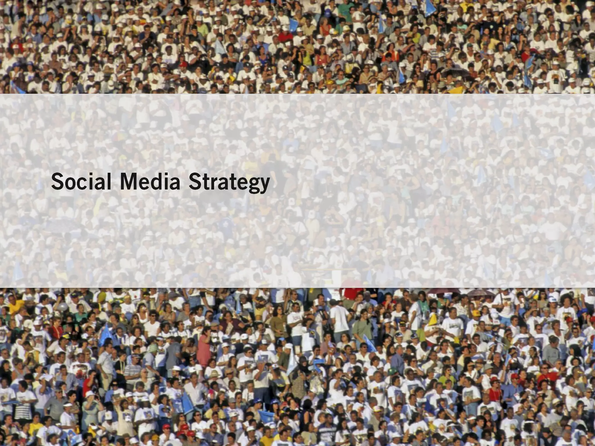 Social Media Strategy