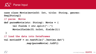 © 2014 MapR Technologies 110
Movie Ratings Data
 