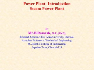 Intro & steam power plant