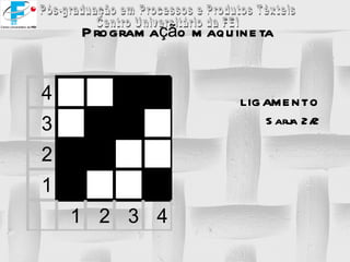 LIGAMENTO Sarja 2/2 Programação maquineta 