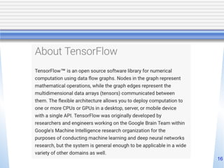 Intro tensorflow | PDF