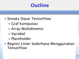 Intro tensorflow | PDF