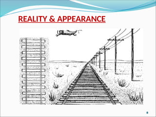 REALITY & APPEARANCE
8
 