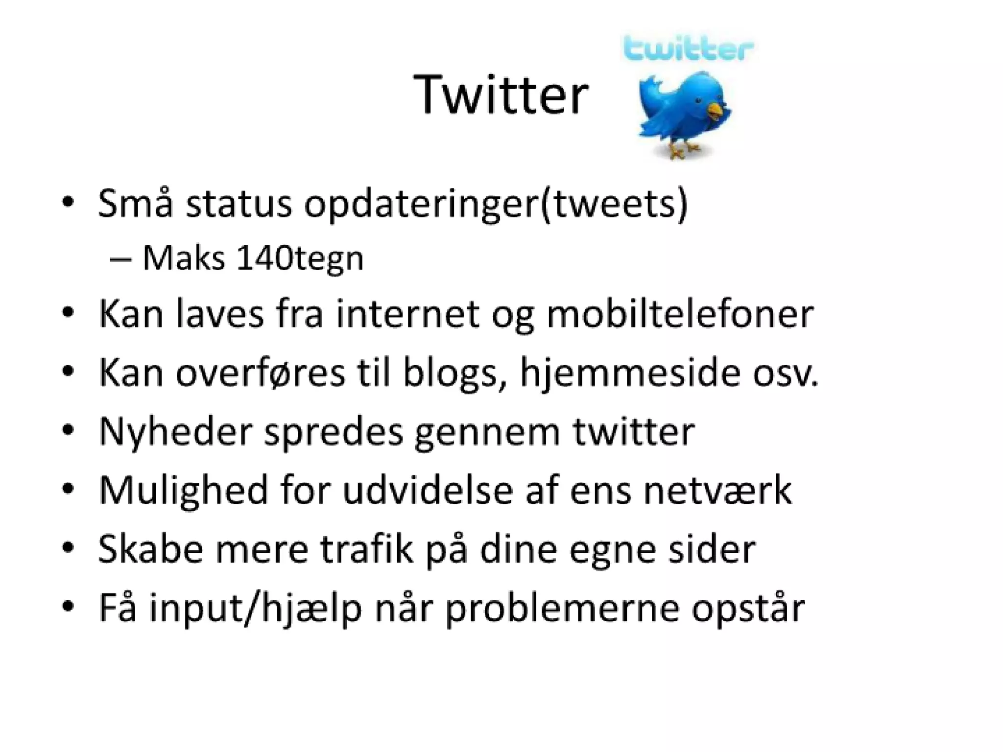 Intro til de 5 tjenester