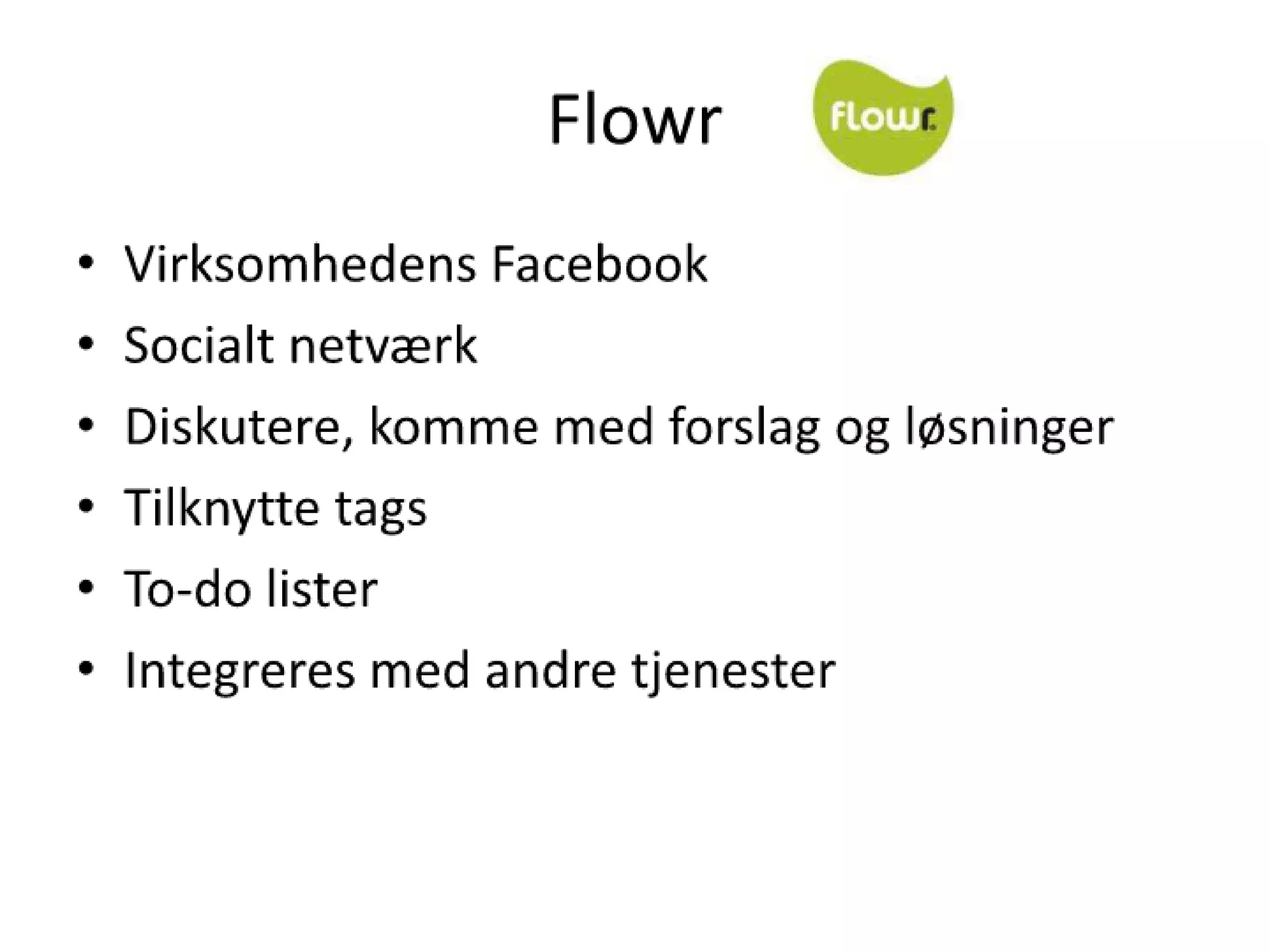 Intro til de 5 tjenester