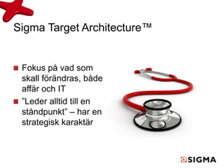 Target Point Sigma Intro till EA och Sigma Target Architecture | PPTX