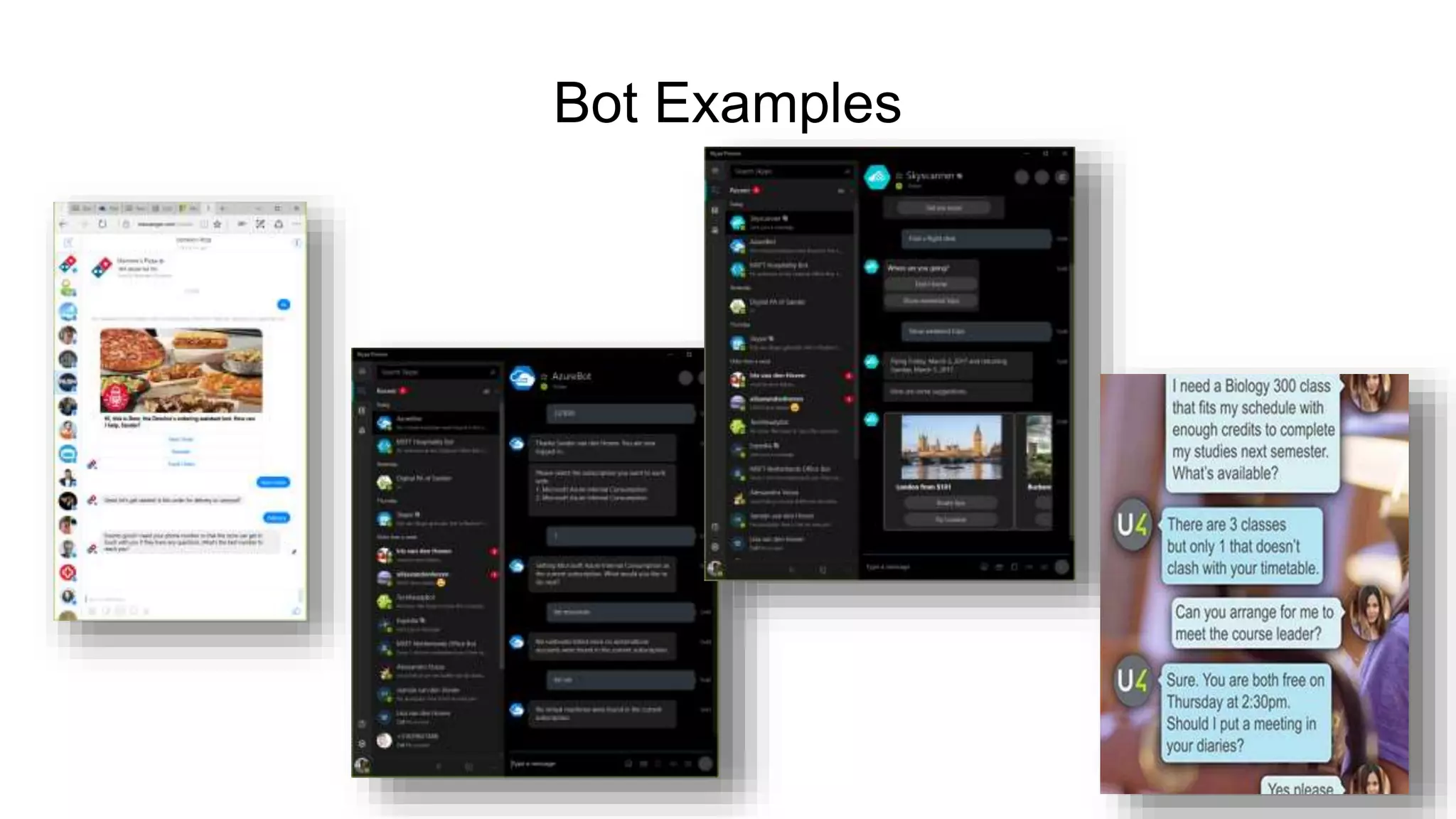 Bot Examples
 