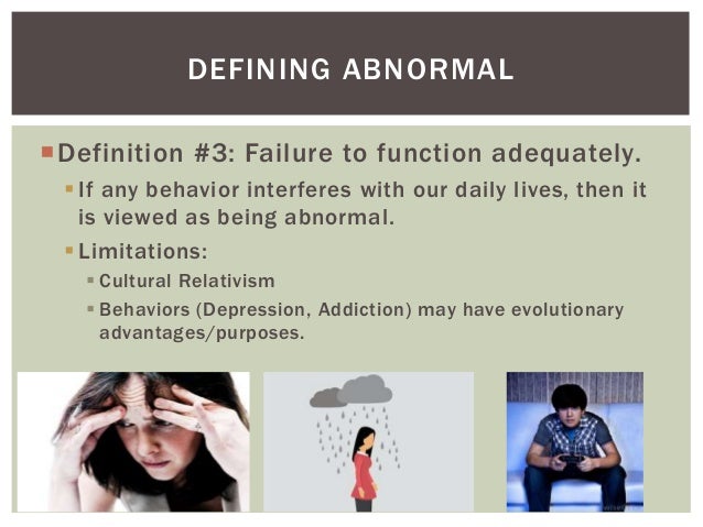 Abnormal psychology deals chiefly with