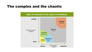 The complex and the chaotic
 