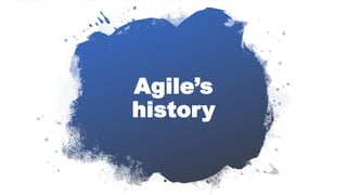 Agile’s
history
 