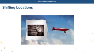 THOUGHTS (AND IMAGES)
Shifting Locations
 