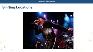 THOUGHTS (AND IMAGES)
Shifting Locations
 