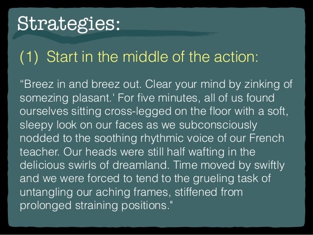 Introduction for narrative essay