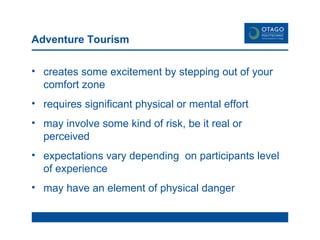 Intro To Adventure Tourism | PPT