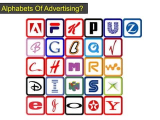 Alphabets Of Advertising?
 