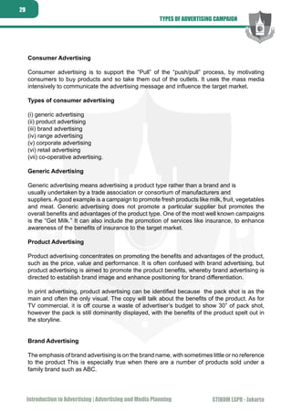 Introduction To Advertising & Advertising and Media Planning I | PDF