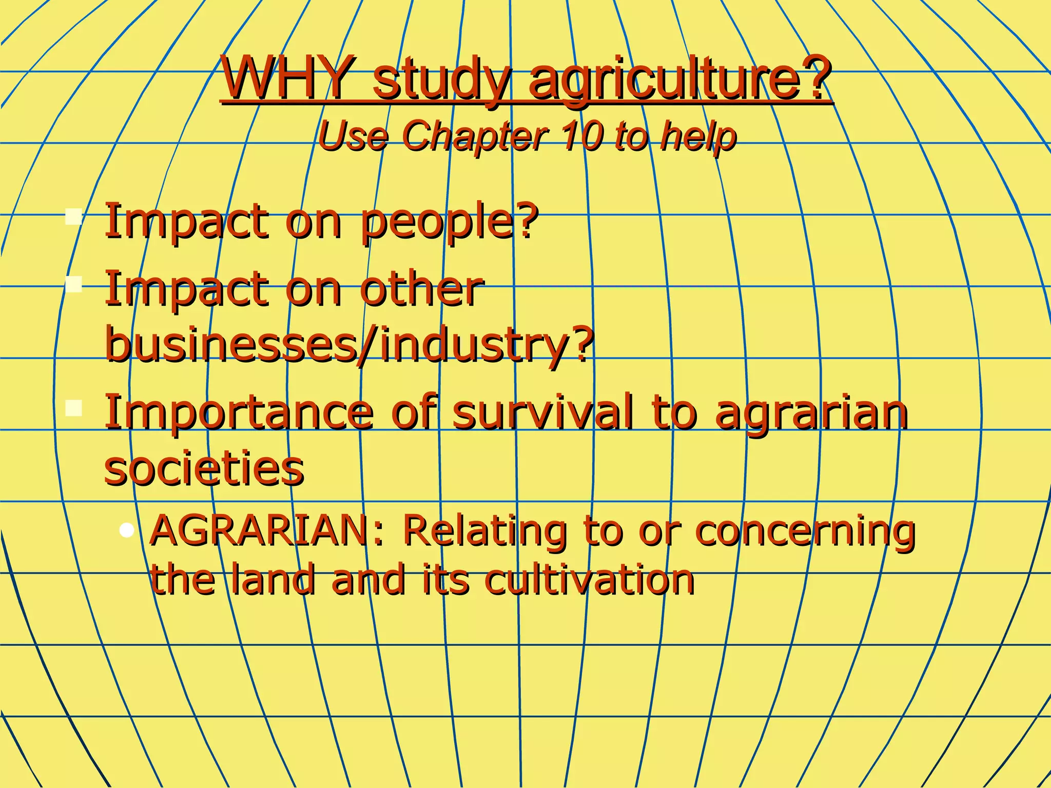 Agriculture Ap Human Geography Definition - xp93scw